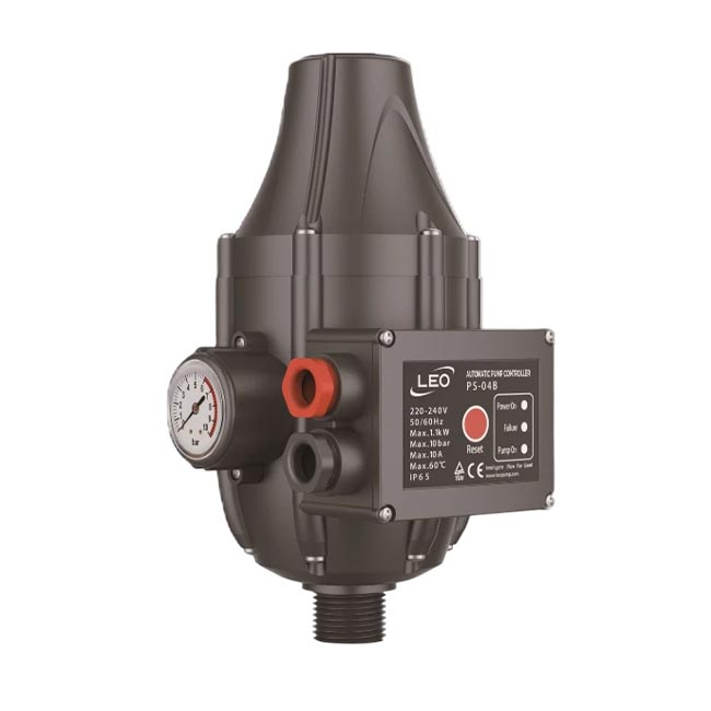 Пресостат електронен LEO-PS-04B 1.1kW 10А 10 бара