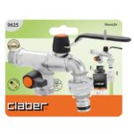 Кран градински метален с два изхода Claber 9625