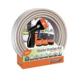 Градински маркуч комплект пистолет и свръзки 20м Ф9-13мм Claber Silver Elegant