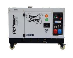 Генератор трифазен монофазен дизелов обезшумен DG 10000SE T
