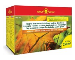 Есенен тор LK-B 250 трева и растения 6.25 кг 250м2 Wolf Garten формулата му е обогатена с калий, за клетъчната структура и намалява риска от измръзване.