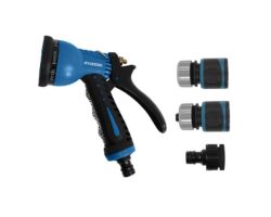 Пистолет воден 8 функции HY58751 с връзки комплект